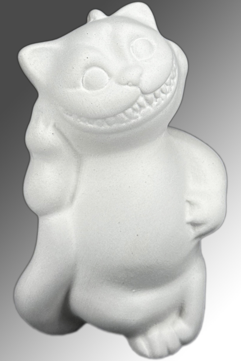 Фарфоровая елочная игрушка Чеширский кот 10,5 см ЗВФ-ЧК